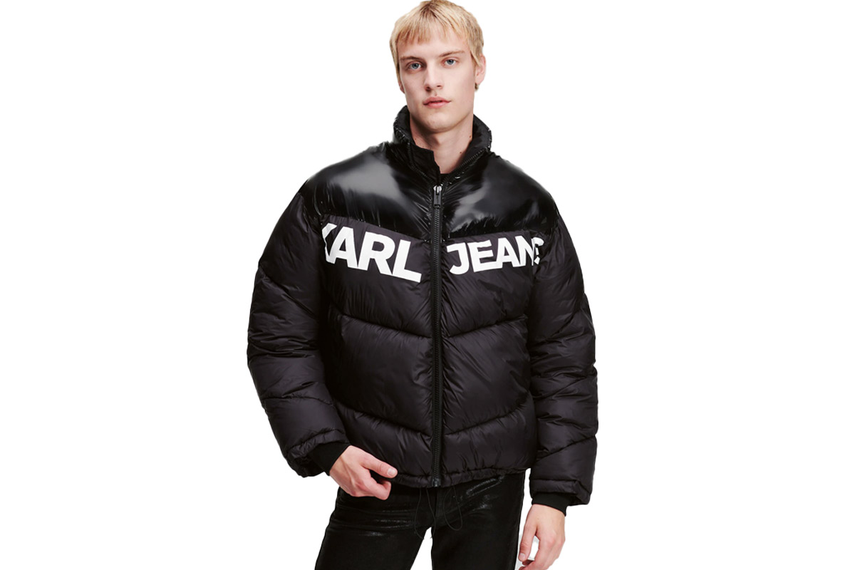 Karl lagerfeld lace hot sale puffer jacket